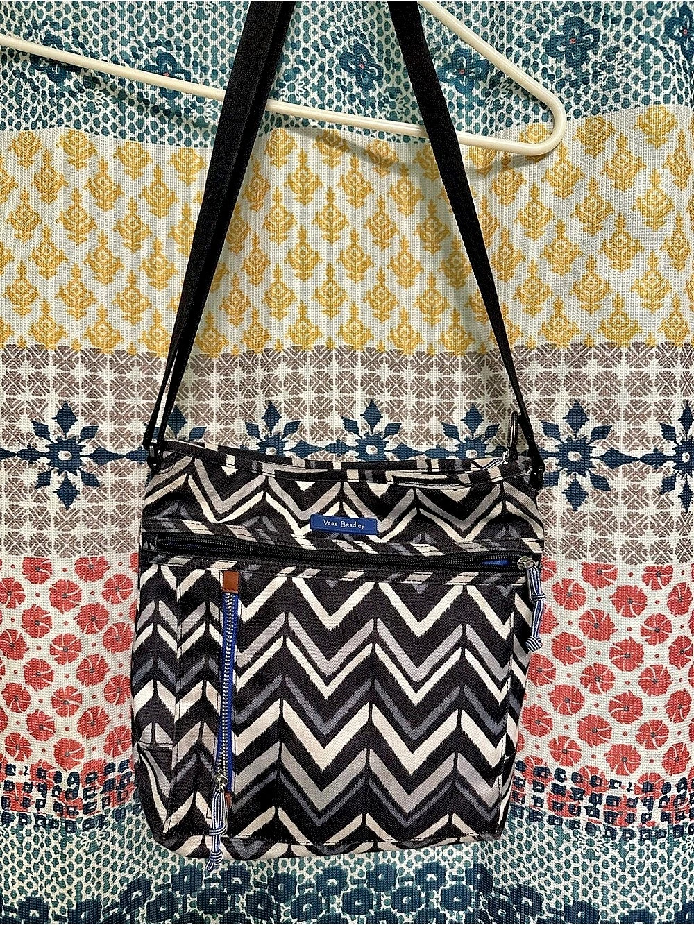Vera Bradley Crossbody Bag Geometric Black & White